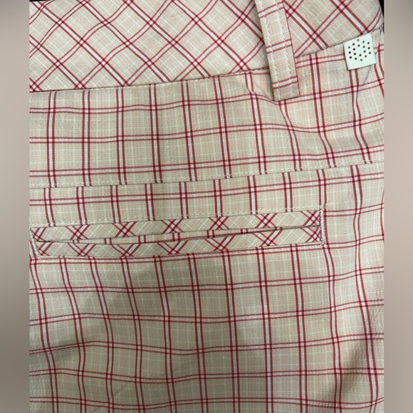 🩷⛳️🎾PUMA Pink Checkered Golf Tennis Skirt w/ lining size 10.  MINT condition! - Picture 6 of 10
